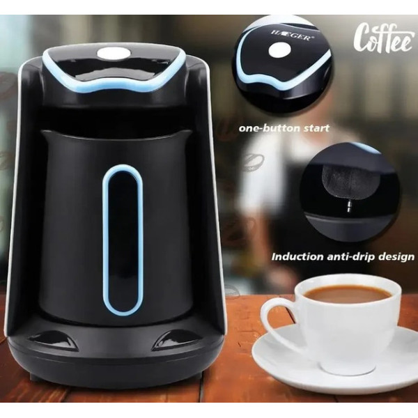 Настольная кофемашина Domotec MS-102S с электронным управлением и автоматическим приготовлением молочных напит