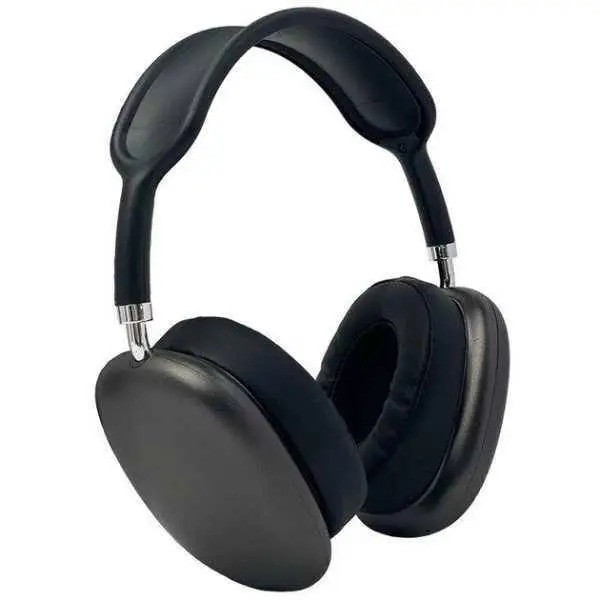 Полноразмерные накладные стерео наушники P9 Pro Max Bluetooth с микрофоном, складные, бело-черные