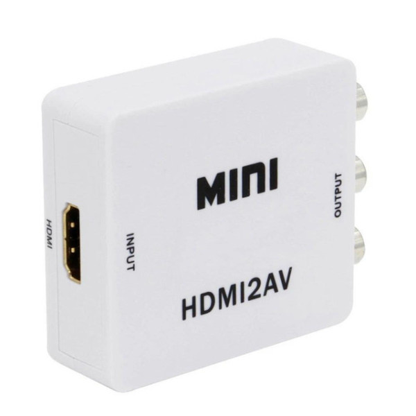 Конвертер HDMI в RCA (AV) CVBS с поддержкой видео и аудио 1080P HDV-610 AV-001 White