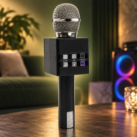 Микрофон для караоке MC-871 с динамиком и Bluetooth шумоподавлением, ручной беспроводной