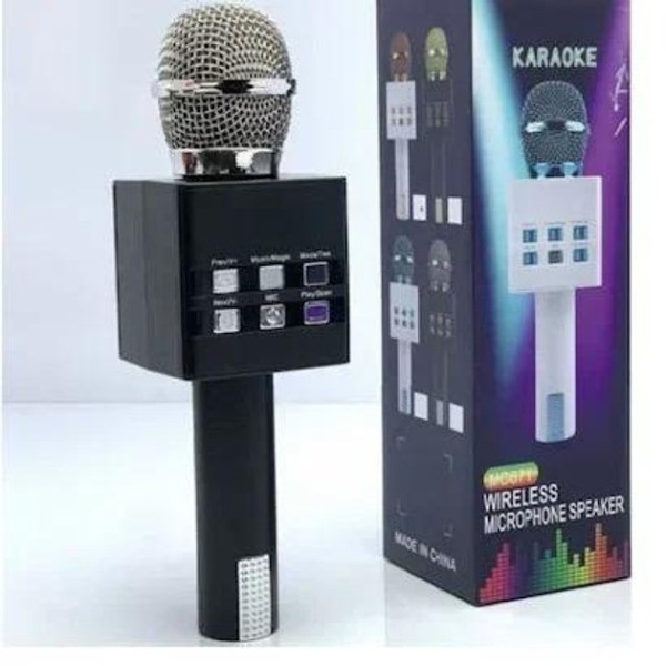 Микрофон для караоке MC-871 с динамиком и Bluetooth шумоподавлением, ручной беспроводной