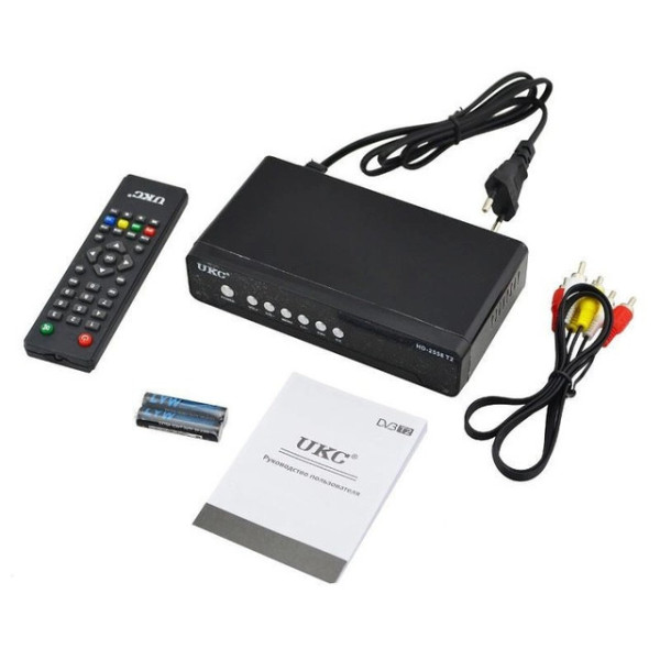 Цифровая эфирная приставка DVB-T2 2558 с тюнером Т2 на базе Android для телевизора