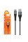 Кабель USB Hoco X38 Type-C длиной 1 м для зарядки смартфонов черный
