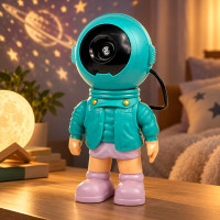 Ночник-проектор Astronaut Lamp K2301 с заменяемыми картриджами для настенного крепления