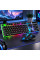 Клавиатура и мышь K518 с эргономичной панелью RGB для ПК и ноутбука, черная