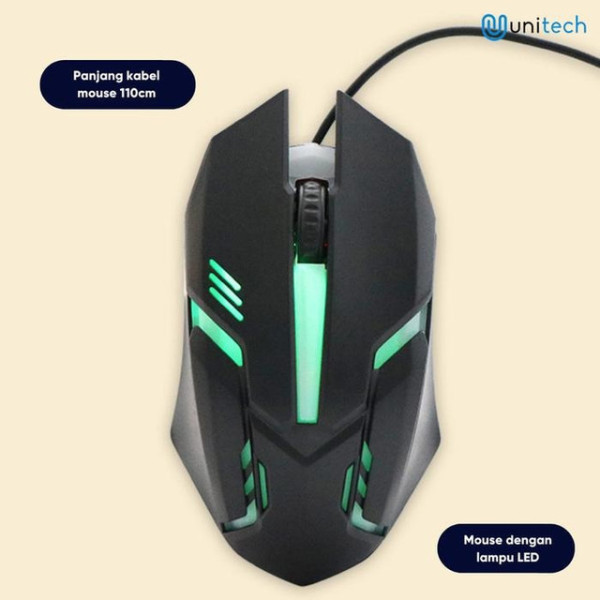 Клавиатура и мышь K518 с эргономичной панелью RGB для ПК и ноутбука, черная