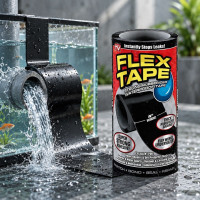 Водонепроницаемая клейкая изоляционная лента скотч сверхпрочная Fast Tape Flex Tape 20смх150 см