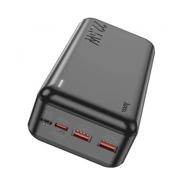 Портативный аккумулятор Power Bank Hoco J101B 30000mAh с поддержкой PD 20W и QC 3.0 22.5W черный