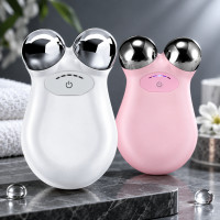 Ручной массажер Micro Current Skin TS-5504 с вибрацией и аккумуляторным питанием для лица с USB зарядкой