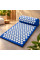 Массажный коврик с валиком Acupressure Mat для снятия стресса и уменьшения боли прямоугольной формы