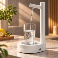 Аккумуляторная электрическая помпа для воды X115 Table Water Dispense с подставкой под стакан