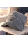 Подушка-шарф Travel Pillow для сна в транспорте и путешествий, поддержка головы и шеи, серая