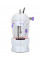 Электромеханическая портативная швейная машинка Sewing SM202A с педалью и доской, питание от сети или батареек