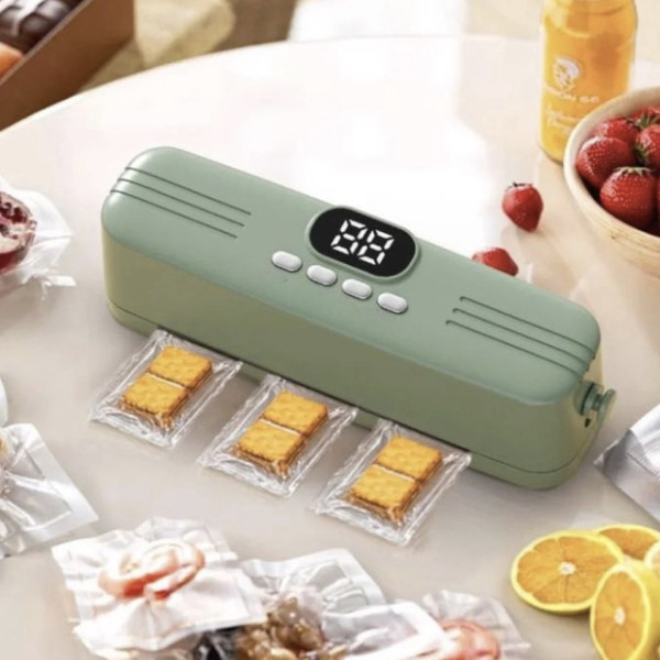 Портативный вакуумный упаковщик AND 1425 с USB-зарядкой для продуктов питания