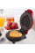 Мини-вафельница с антипригарным покрытием в форме сердца Waffle Maker электрическая