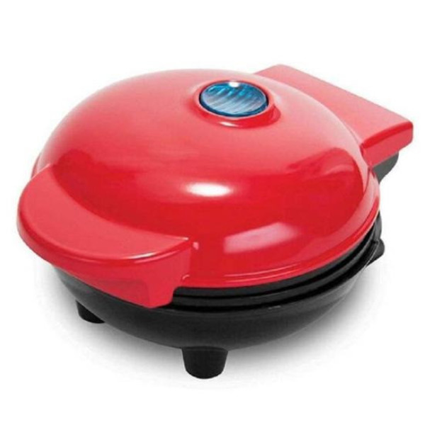 Мини-вафельница с антипригарным покрытием в форме сердца Waffle Maker электрическая