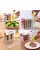 Набор для специй Seasoning six piece set из 6 пластиковых баночек с подставкой, подходит для посудомоечной маш