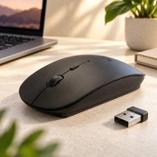 Беспроводная оптическая мышь Bluetooth Wireless Mouse G132 универсальная классическая для обеих рук