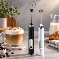 Портативный ручной миксер-капучинатор EGG BEATER с USB и беспроводным вспенивателем для кофе и коктейлей