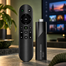 Смарт приставка TV Box AND HA-200 с голосовым управлением, память 2/16 ГБ, совместимость с Android 13
