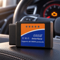 Автомобильный диагностический адаптер OBD2 ELM 327 v1.5 с двумя платами и Bluetooth для чтения и сброса ошибок