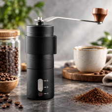 Электрическая кофемолка Coffee Grinder AND LY-957 с керамическими жерновами, черная