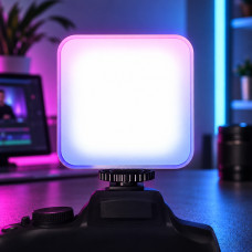 Модульный RGB студийный свет WOW AY83-RGB для блогеров с аккумулятором, подходит для телефона, монитора, камер