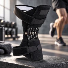 Стабилизатор коленного сустава Powerknee Nasus sports с бионической поддержкой и отверстием над чашечкой