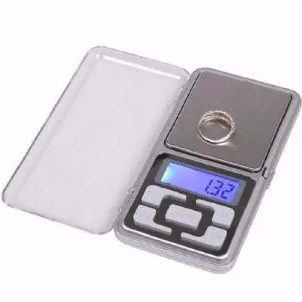 Карманные электронные ювелирные весы Domotec MS-1728C с LCD-дисплеем, точность 1 г, до 0,5 кг