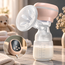 Электрический молокоотсос Zhibao двухфазный с массажером, компактный и тихий, USB