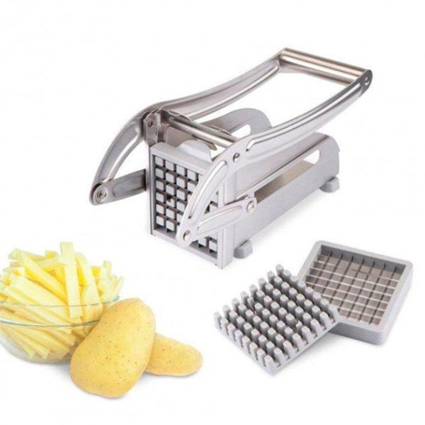 Ручная картофелерезка Potato Chipper из нержавеющей стали для нарезки овощей