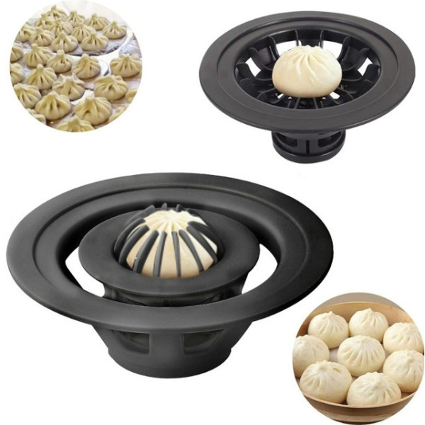 Аппарат для лепки хинкали и пельменей Khinkali Maker с пластиковым корпусом, ручное приспособление