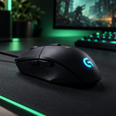 Проводная игровая мышь G302 Daedalus Prime с подсветкой для настольного ПК, оптическая, USB, черная