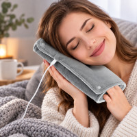 Электрогрелка USB для тела, рук и ног многофункциональная Grey с аккумуляторным питанием