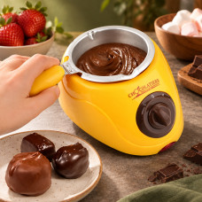 Прибор для фондю Chocolate Fondue Set из нержавеющей стали с формами и дополнительными аксессуарами