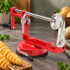 Овощерезка Spiral Potato Chips Red для нарезки картофеля спиралью