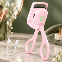 USB электрические щипцы-зажим для завивки ресниц из ABS с аккумулятором 280 мАч