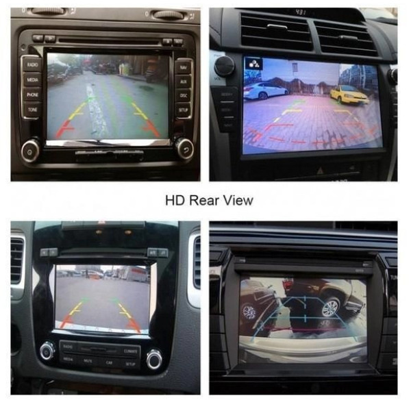 Камера заднего вида CAR CAM 707 с подсветкой и режимом день/ночь универсальная