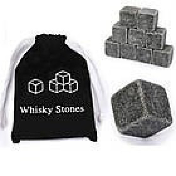 Камни для виски Whiskey Stones набор для охлаждения напитков многоразовый лед