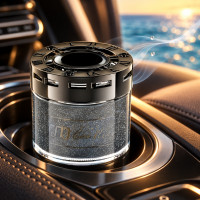 Гелевый автомобильный ароматизатор Car Aromatherapy 2 шт с океаническим ароматом для подстаканника