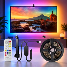 Светодиодная RGBIC лента 4.2 м для подсветки телевизора с синхронизацией Smart TV