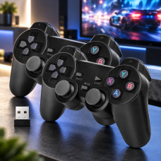 Портативная игровая консоль X9 8K 64GB Android TV Game Stick с двумя контроллерами и 30000 игр