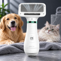 Фен-расчёска Pet Grooming Dryer WN-10 для ухода за шерстью кошек и собак с функцией пылесоса