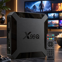 Смарт приставка X96 Max Android TV Box с поддержкой 4K Ultra HD и Wi-Fi для телевизора