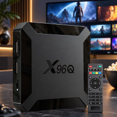 Смарт приставка X96 Max Android TV Box с поддержкой 4K Ultra HD и Wi-Fi для телевизора