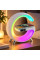 Настольный светодиодный ночник с RGB подсветкой и беспроводной зарядкой Happy Light Light Sound Machine 24см