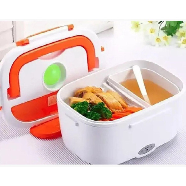 Автомобильный ланч бокс Electric lunch heater box с подогревом от прикуривателя 12v электрический