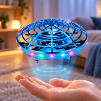 Мини квадрокоптер UFO «Летающая тарелка» с LED подсветкой без видеокамеры
