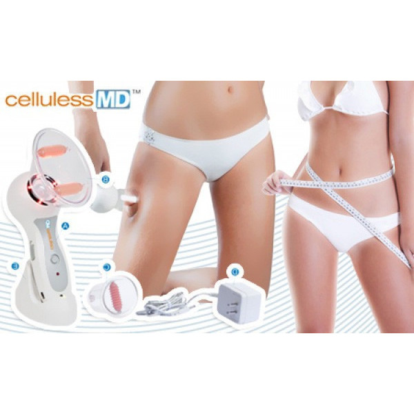 Вакуумный массажер от целлюлита Cellules MD с аккумуляторным питанием