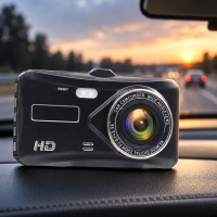 Автомобильный видеорегистратор BT-100 с двумя камерами Full HD 1080p и парковочным режимом